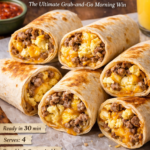 BBQ Bacon Cheeseburger Meatballs with Goldfish Crackers